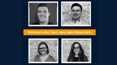 Welcome to the Team: Meet Joey, Matt, Olivia & Erin