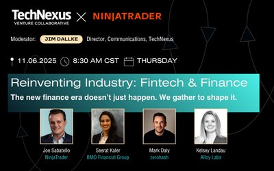 Meet Chicago’s FinTech leaders at TechNexus's Reinventing Industry: FinTech & Finance event