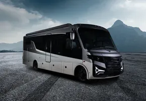 Meet the world's first range extended electric Class A motorhome from THOR and Harbinger